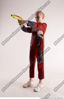 DENISA PILOT STANDING POSE WITH GUN